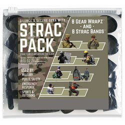 Secure ropes, cords, cables, hoses, lines, straps, bandoliers, magazines, bipods, belts, suspenders, antenna