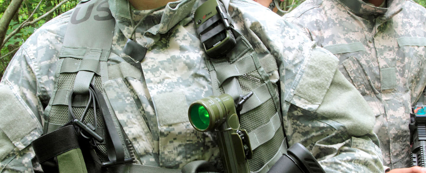 Secure ropes, cords, cables, hoses, lines, straps, bandoliers, magazines, bipods, belts, suspenders, antenna