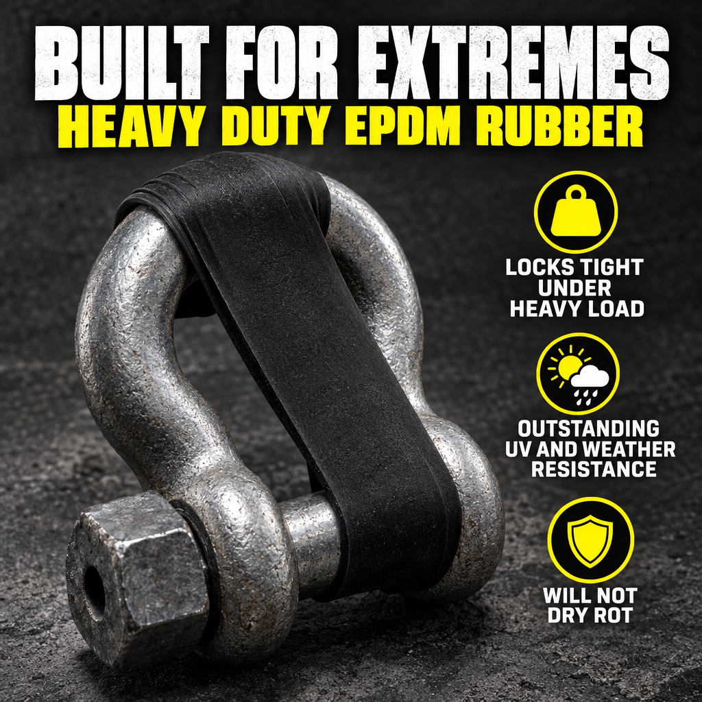 Ranger Bands® 18 Count Wide Extra Stretch From EPDM Rubber Survival & Strapping Gear  USA  NGE61972 ™