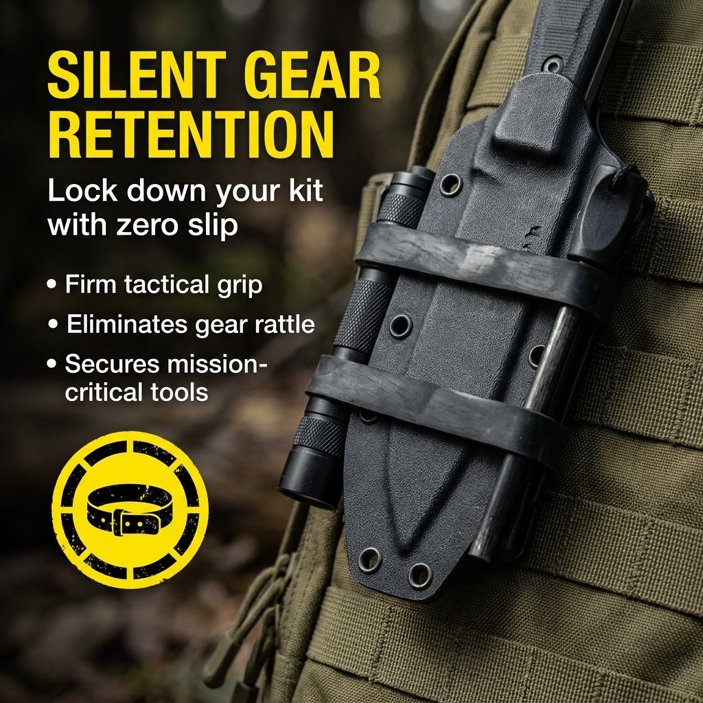 Ranger Bands® Mixed 24 Count Extra Stretch Made of EPDM Rubber and 1 Paracord Bracelet. Survival, Emergency Tinder and Strapping Gear USA
