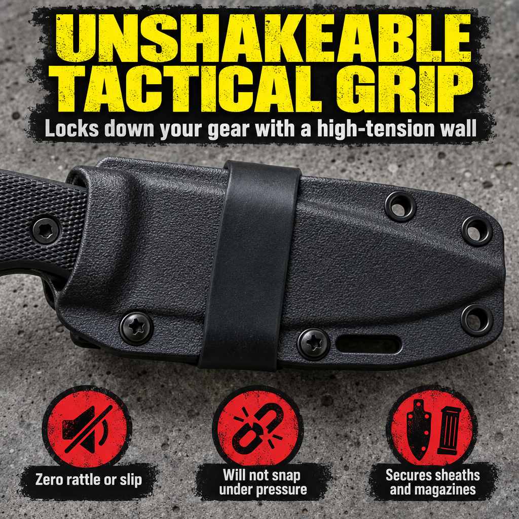 Ranger Bands® Medium Wide 48 Count High Tension less stretch Compound EPDM Rubber for Survival, Emergency Tinder and Strapping Gear Made in the USA