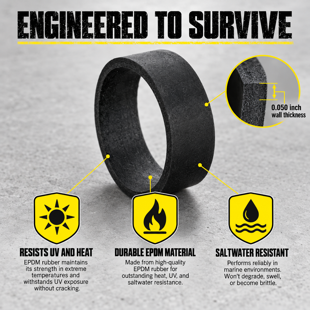 Ranger Bands® 50 Count Extra Stretch Made from EPDM Rubber for Survival and Strapping Gear Made in the USA NGE61972