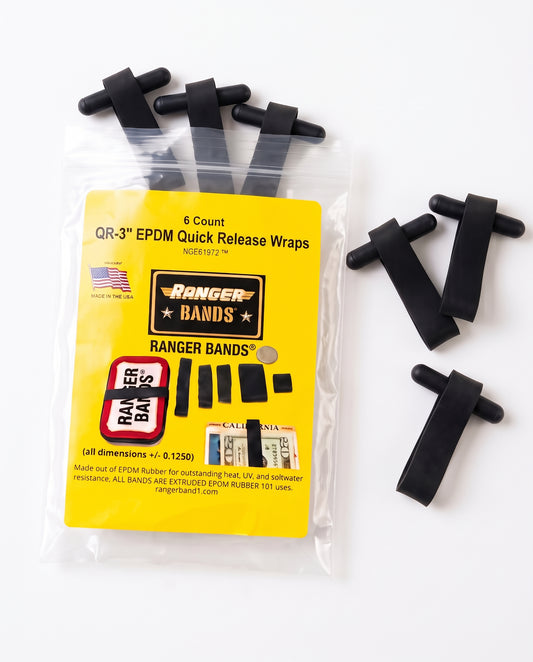 Ranger Band 1® QR EPDM Quick Release Wrap 6 count