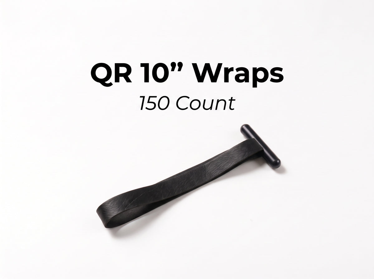 10" Qr Wraps 150 Count are  Weather Resistant EPDM Rubber  Ranger Bands® (Copy) (Copy)