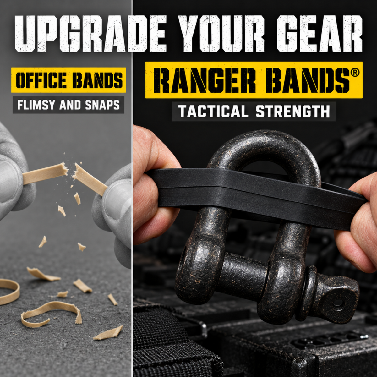 Ranger Bands® 75 Count Extra Stretch Made From EPDM Rubber Survival & Strapping Gear  USA  NGE61972 ™