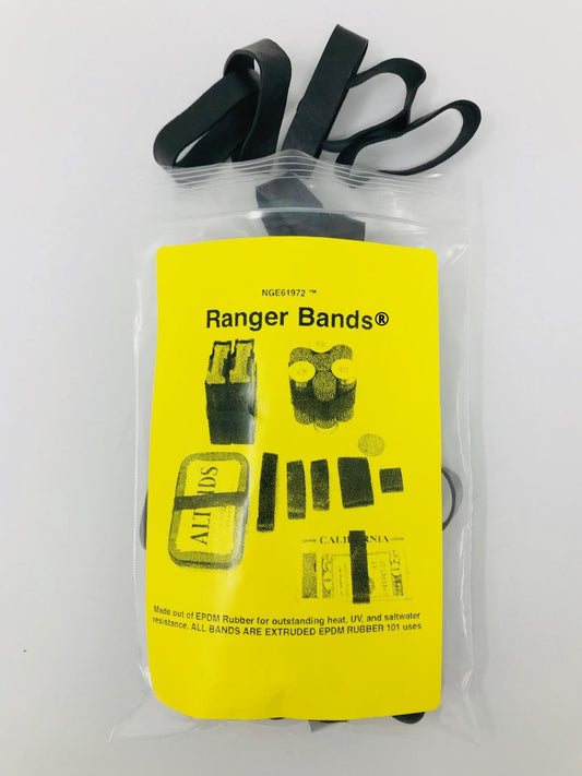 Ranger Bands EPDM Secure ropes, cords, cables, hoses, lines, straps, bandoliers, magazines, bipods, belts, suspenders, antenna.